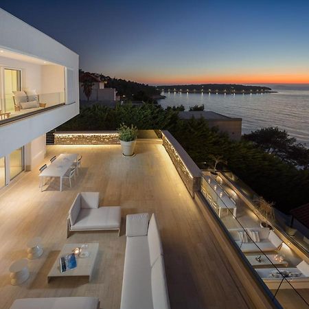 Luxury Seafront Villa Primosten Glamour With Private Pool, Sauna And Gym At The Beach In Primošten Exteriör bild