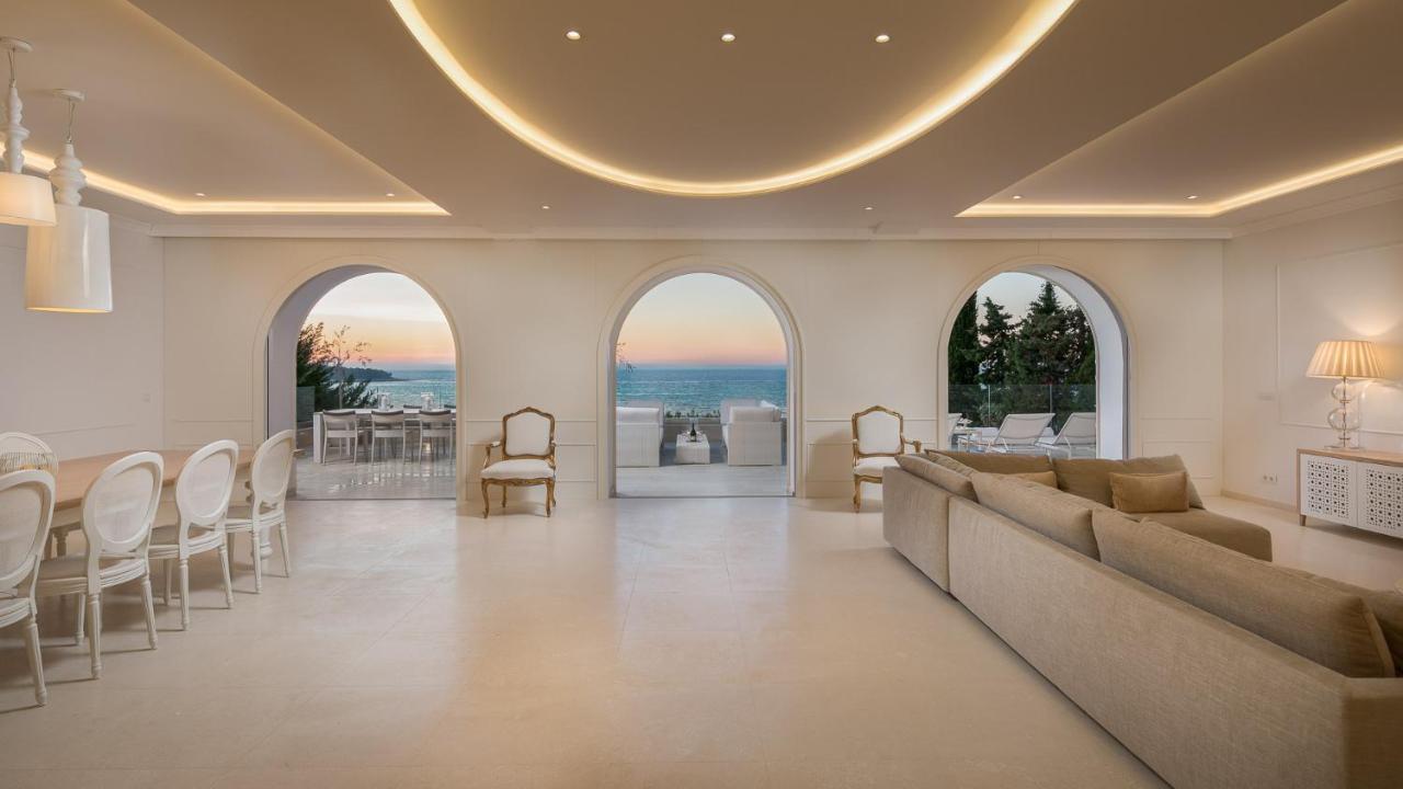 Luxury Seafront Villa Primosten Glamour With Private Pool, Sauna And Gym At The Beach In Primošten Exteriör bild